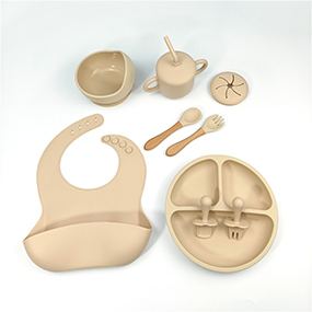 silicone baby dinnerware set