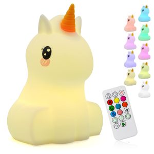 Soft Touch LED Nursery Nightlights Battery Operated Kawaii Decor